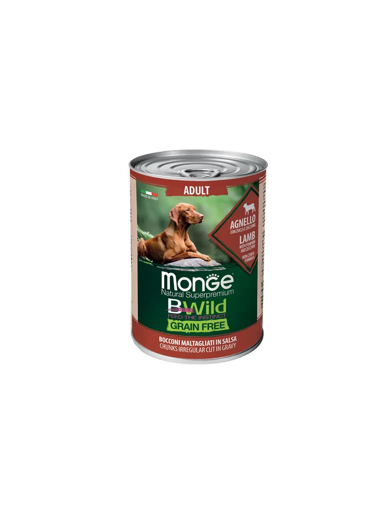 Monge Bwild Adulto Agnello 400 gr