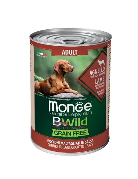 Monge Bwild Adulto Agnello 400 gr