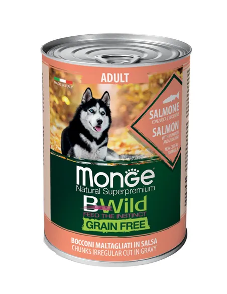 Monge Bwild Adulto Salmone 400 gr Monge Bwild Adulto Salmone 400 gr