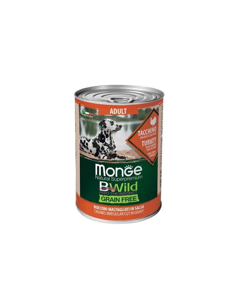 Monge Bwild Adulto Tacchino 400 gr