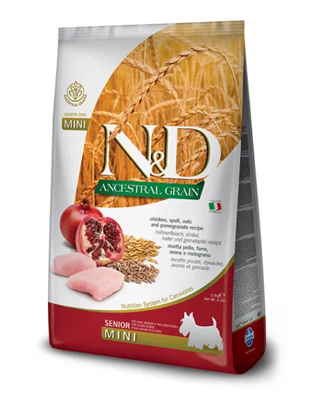 N&D Low Grain Dog Mini Senior 2,5 Kg