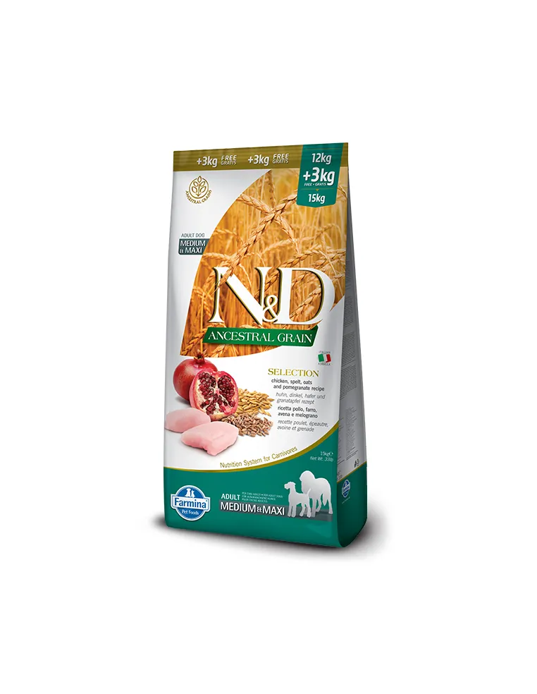 N&D Low Grain Dog Selection Pollo 15 Kg