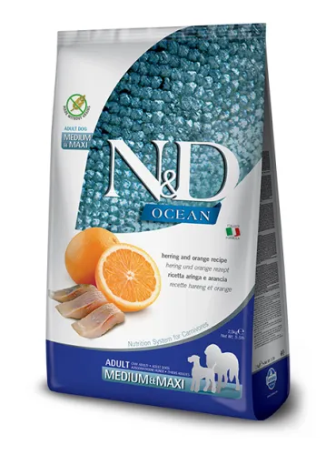 N&D Ocean Dog Prime Adult M/M Pesce 2,5 Kg