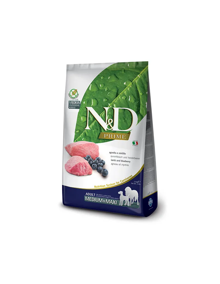 N&D Prime Dog Adult Med/Max Agnello 2,5k
