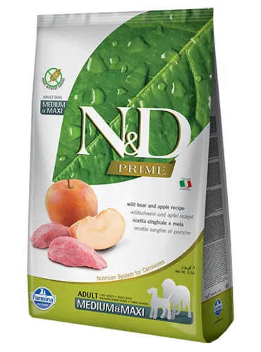 N&D Prime Dog Adult Med/Max Cinghialee 2,5 Kg