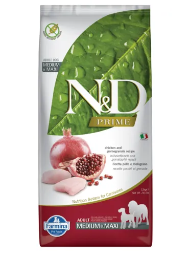 N&D Prime Dog Adult Pollo Med/Max 12 Kg