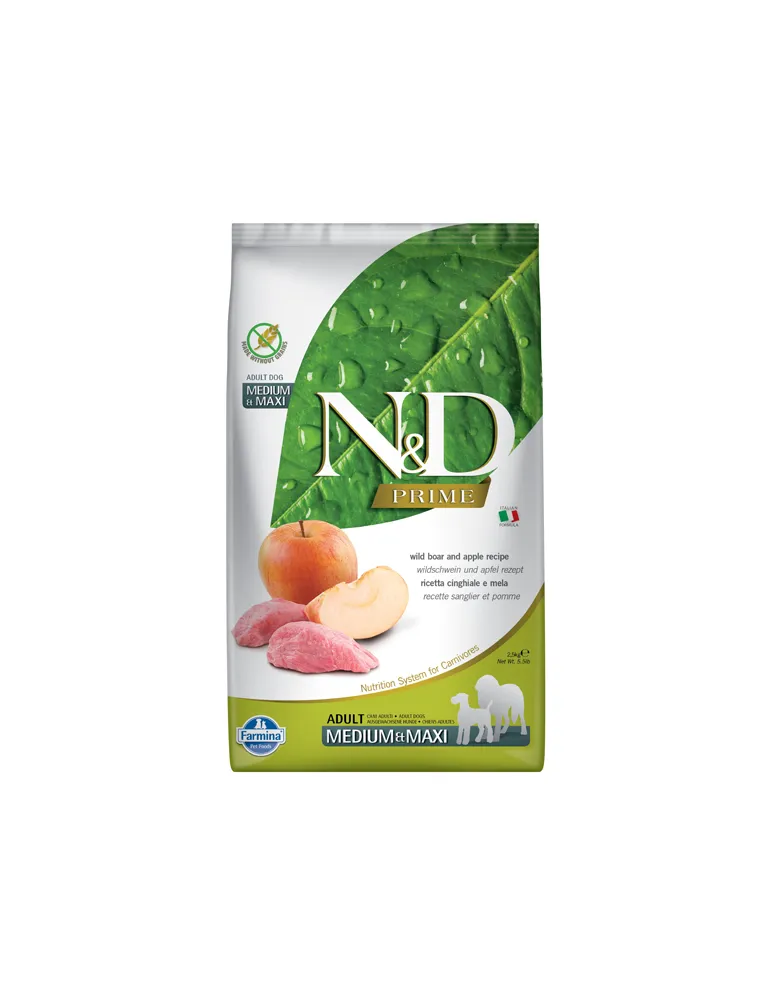 N&D Prime Dog Adult Pollo Med/Max 2,5 Kg