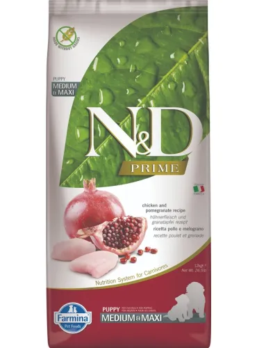 N&D Prime Dog Puppy Pollo Med/Max 12 Kg