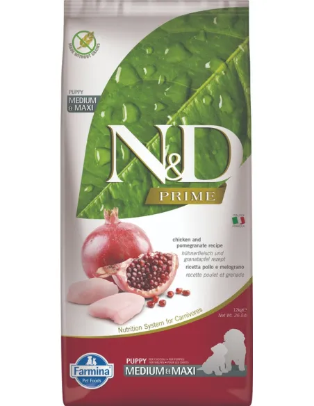 N&D Prime Dog Puppy Pollo Med/Max 12 Kg