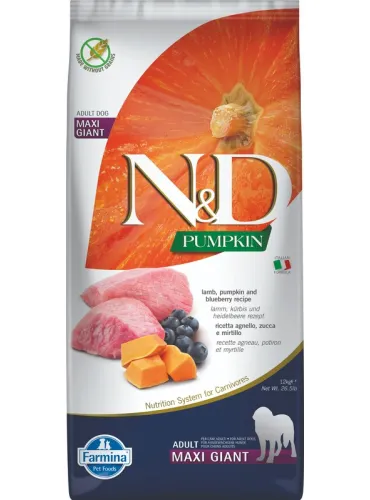 N&D Pumpkin Ad. Maxi Giant Agnello 12 Kg