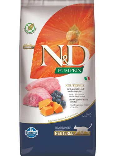 N&D Pumpkin Gatto Agnello Neut. 5 Kg