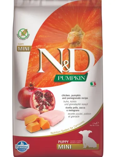 N&D Pumpkin Puppy Mini Pollo 2,5 Kg