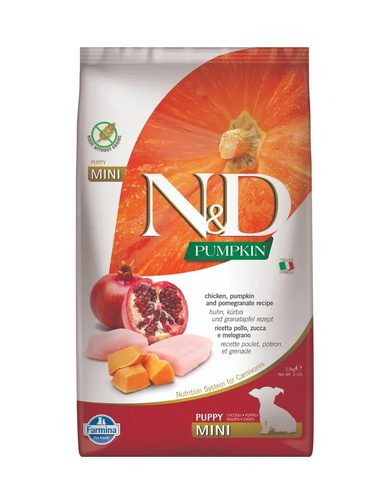 N&D Pumpkin Puppy Mini Pollo 2,5 Kg