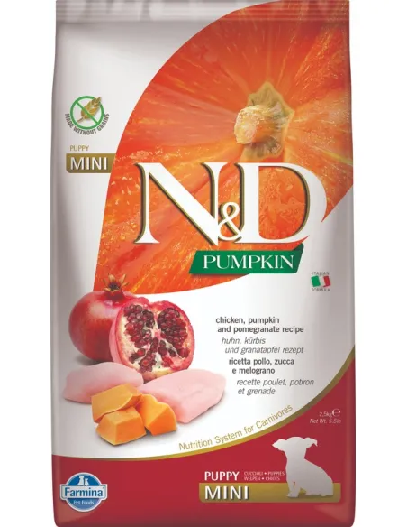 N&D Pumpkin Puppy Mini Pollo 2,5 Kg