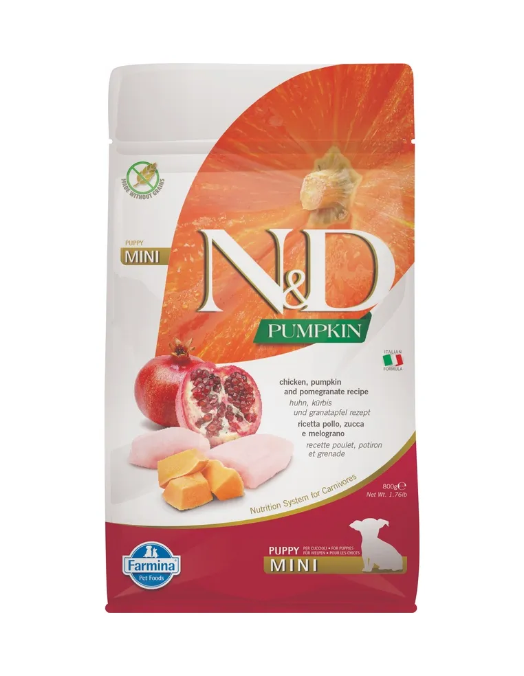N&D Pumpkin Puppy Mini Pollo 800gr