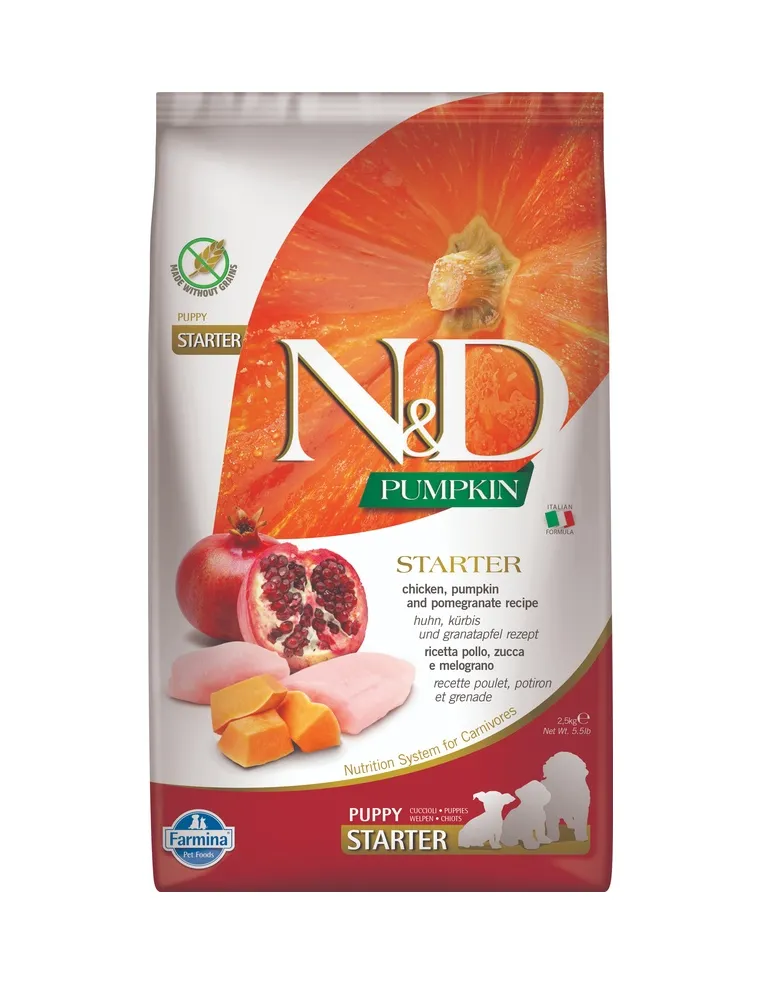 N&D Pumpkin Starter Puppy Pollo 2,5 Kg