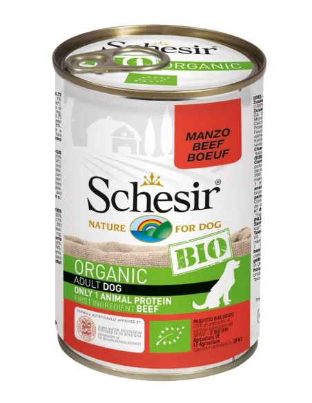Schesir Dog Bio Manzo 400gr Schesir Dog Bio Manzo 400gr