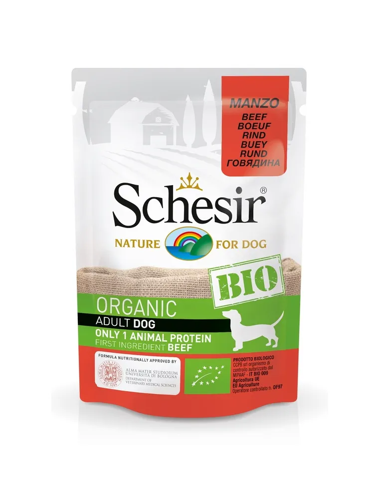 Schesir Dog Bio Manzo 85gr
