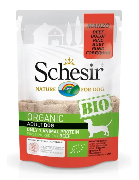 Schesir Dog Bio Manzo 85gr