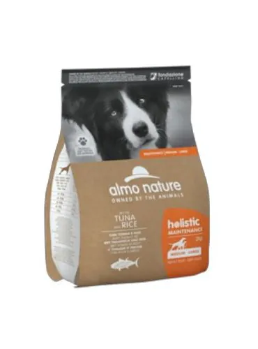 Almo Dog Holistic Dry 2 Kg Maint M-L Tonno E Riso