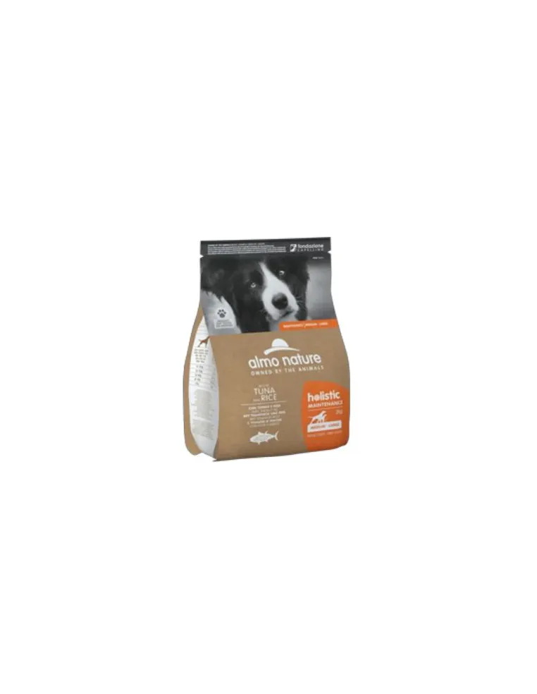 Almo Dog Holistic Dry 2 Kg Maint M-L Tonno E Riso