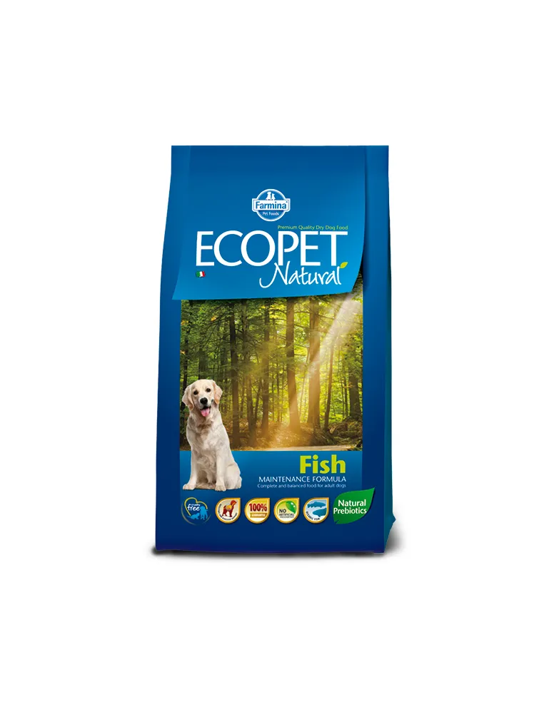 Ecopet Natural Adult Fish 12 Kg