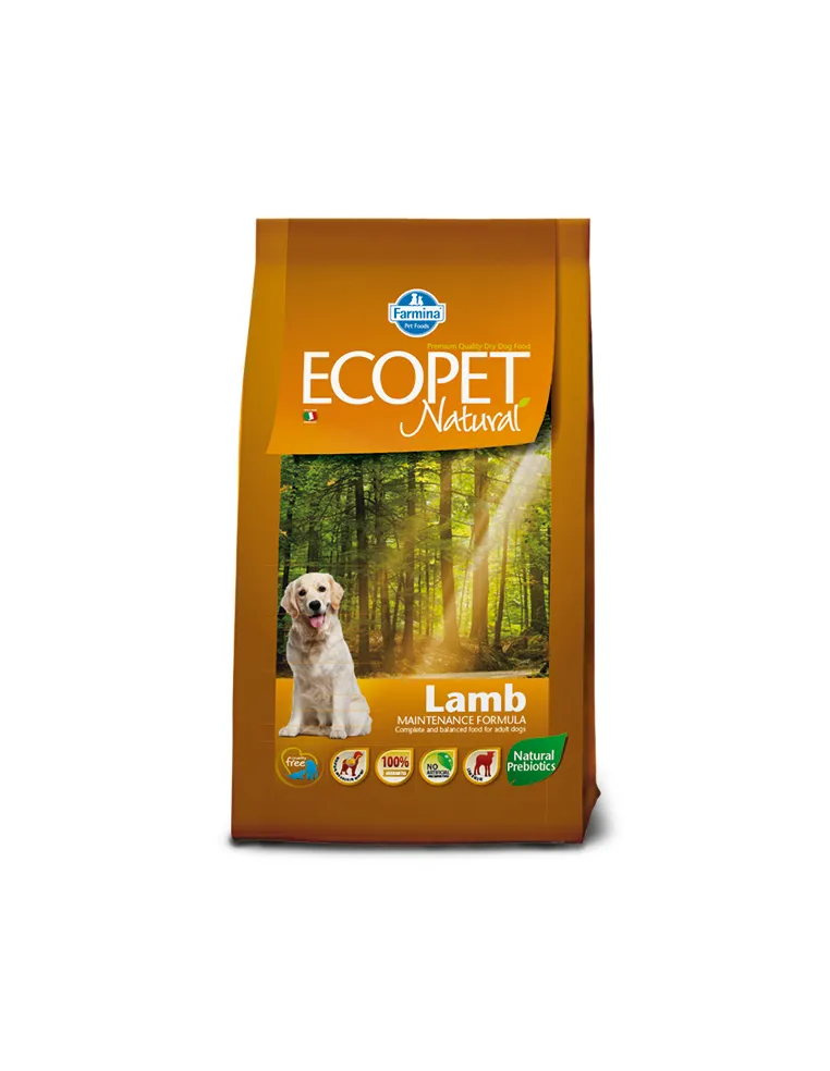 Ecopet Natural Adult Lamb 12 Kg