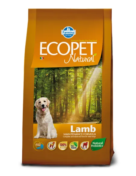 Ecopet Natural Adult Lamb 2,5 Kg