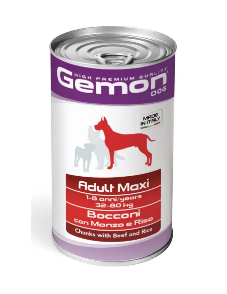 Gemon Dog Adult Maxi Manzo e Riso 1250 gr