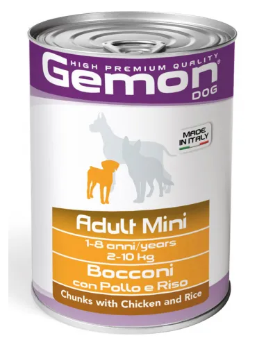 Gemon Dog Adult Mini Pollo e Riso 415 gr