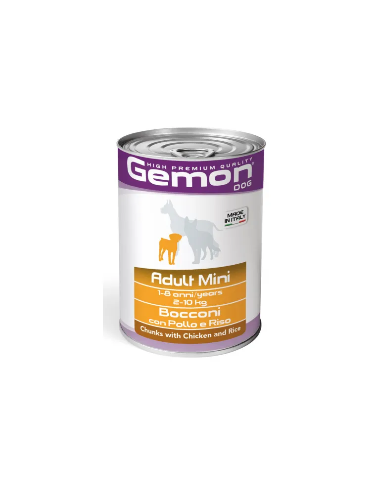 Gemon Dog Adult Mini Pollo e Riso 415 gr