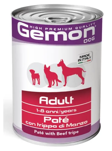 Gemon Dog Trippa Manzo Pate 400 gr