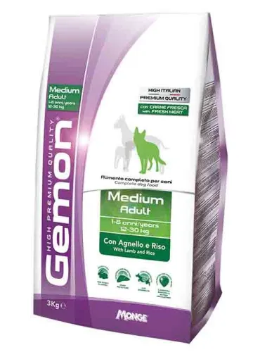 Gemon Medium Adult Agnello E Riso 3 Kg