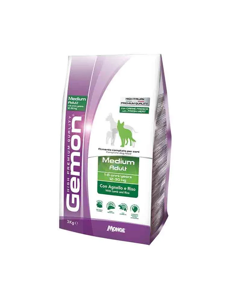 Gemon Medium Adult Agnello E Riso 3 Kg