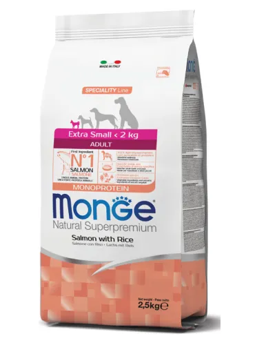 Monge Dog Extra Small Adult Salmone 800 Gr