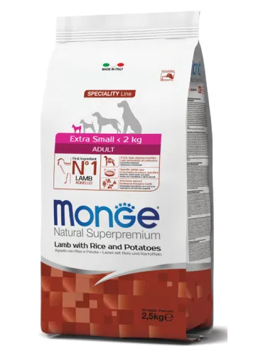 Monge Dog Extra Small Agnello 800 gr