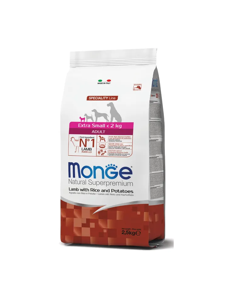 Monge Dog Extra Small Agnello 800 gr