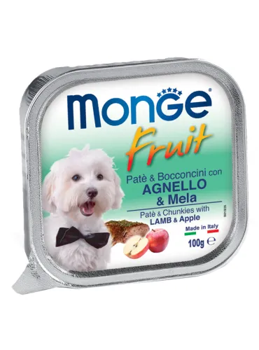 Monge Dog Fruit Agnello Mela 100 gr