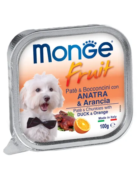 Monge Dog Fruit Anatra Arancia 100 gr