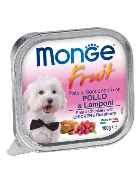 Monge Dog Fruit Pollo Lampone 100 gr