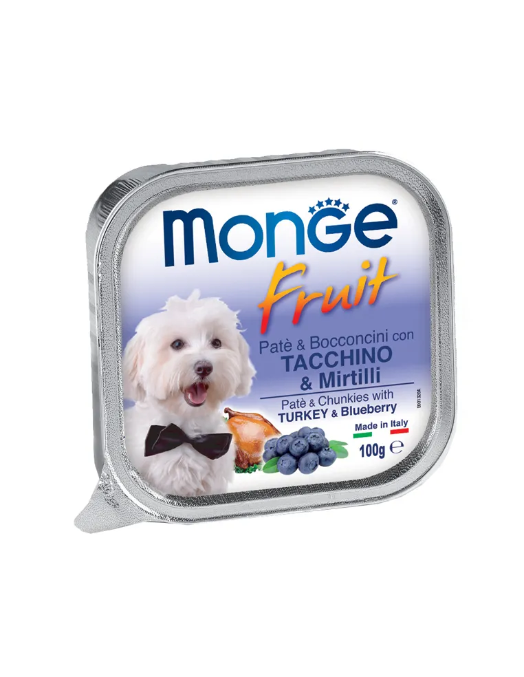 Monge Dog Fruit Tacchino Mirtillo 100 gr