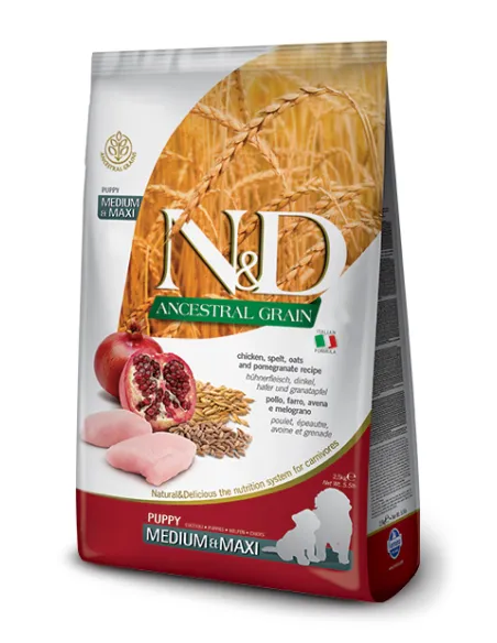 N&D Low Grain Dog Med/Max Puppy Pollo 2, 5 Kg