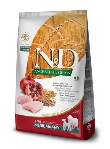 N&D Low Grain Dog Med/Maxi Pollo 2,5 Kg
