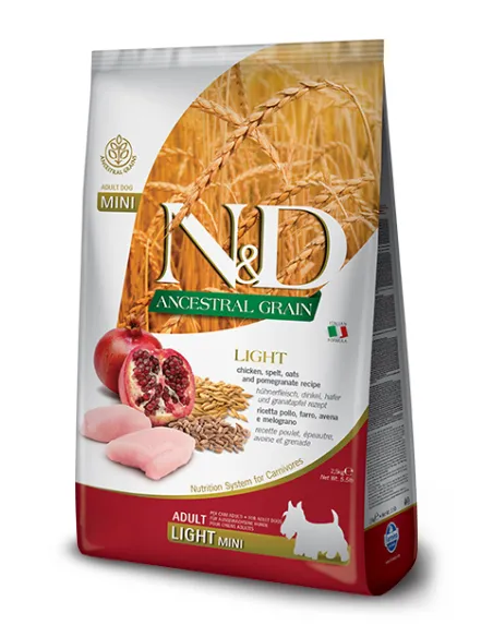 N&D Low Grain Dog Mini Light 2,5 Kg