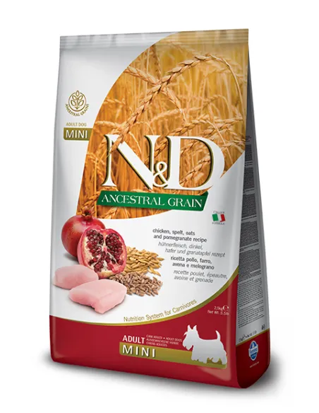 N&D Low Grain Dog Pollo Adult Mini 7 Kg