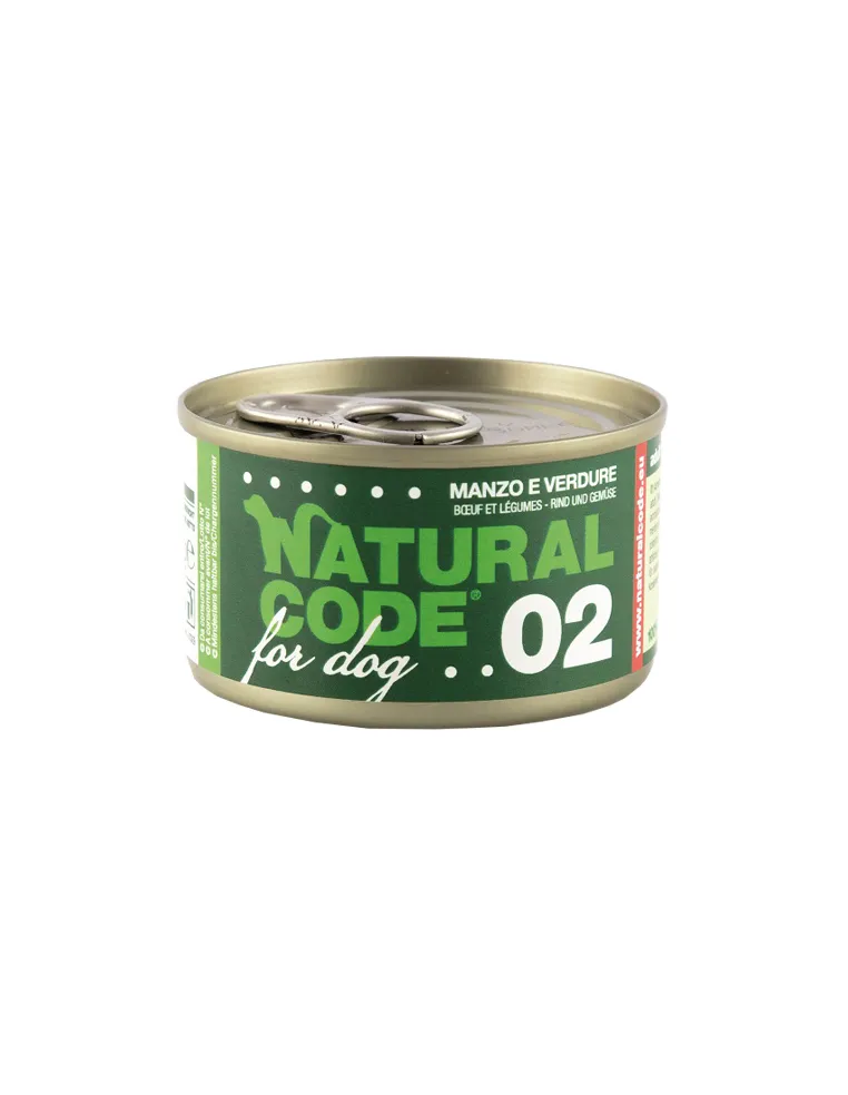 Natural Line Dog 90 Gr Manzo Verdure 02