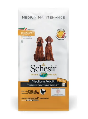 Schesir Dog Medium Main Chicken 3 Kg
