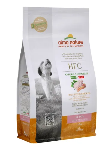 Almo Hfc Cane M-L Puppy Pollo 1.2kg