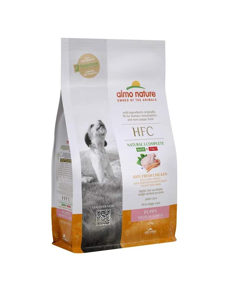 Almo Hfc Cane M-L Puppy Pollo 1.2kg