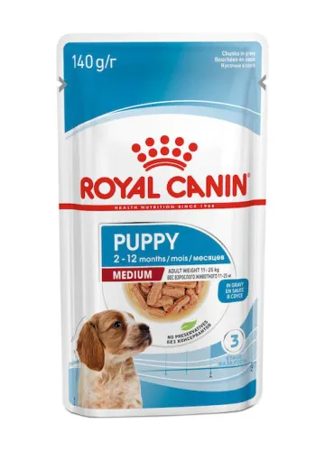 Medium Puppy 10 x 140 Gr Royal Canin
